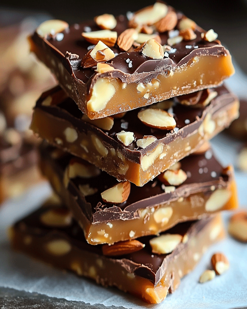 Almond Toffee Bites Recipe - Perfect Holiday Treats