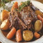 Pot Roast with Potatoes and Carrots: Slow Cooker Dinner Recipe