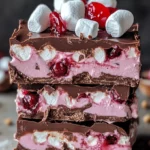 Cherry Marshmallow Fudge Bars - Easy Holiday Dessert