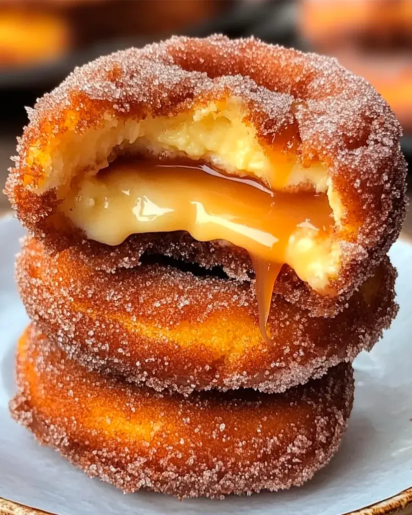 Churro Cheesecake Donut Cookies - Easy Dessert Ideas