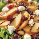Balsamic Pear and Cranberry Salad Recipe | Healthy Recipes