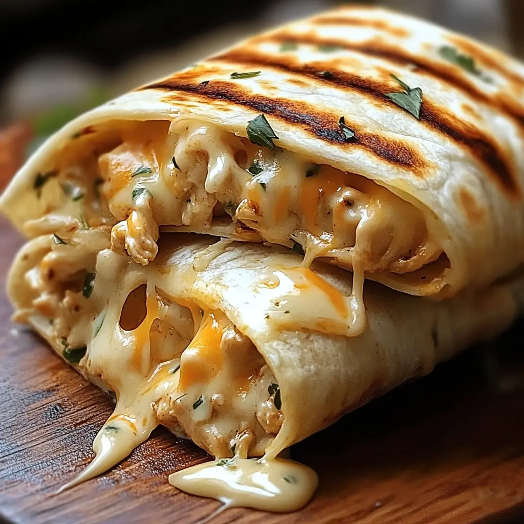 Best Cheesy Garlic Chicken Wraps: Easy & Delicious Meal