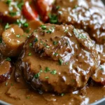 Beef Salisbury Steak Recipe with Brown Gravy