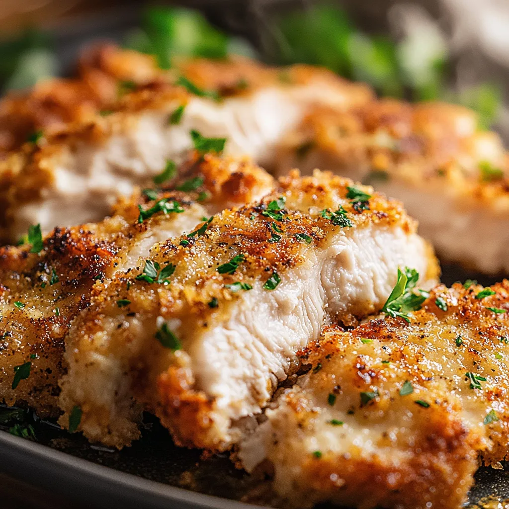 Cheesy Garlic Butter Chicken Skillet