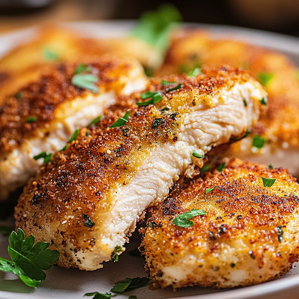 Cheesy Garlic Butter Chicken Skillet