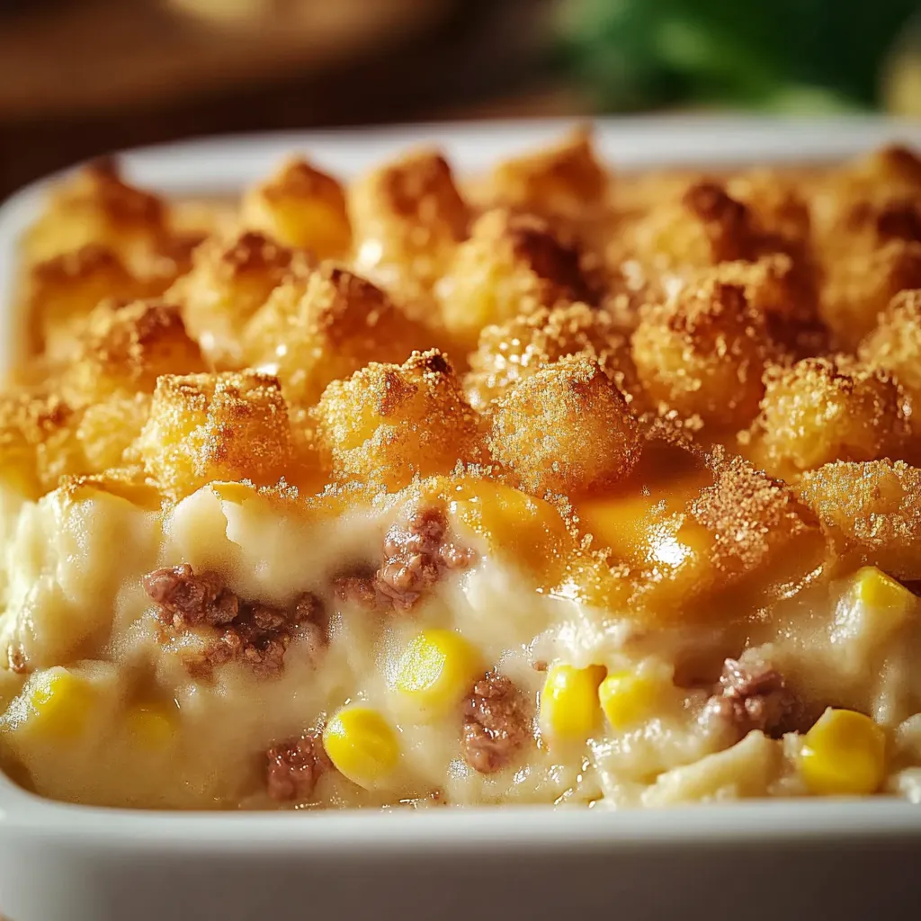 Philly Cheesesteak Casserole