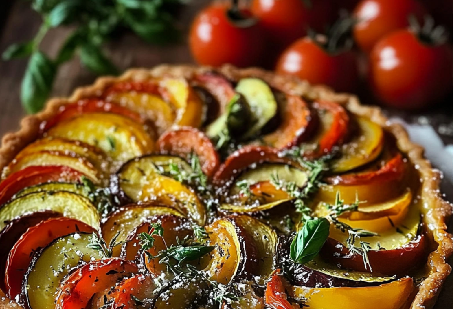 Tarte Courgette Tomate