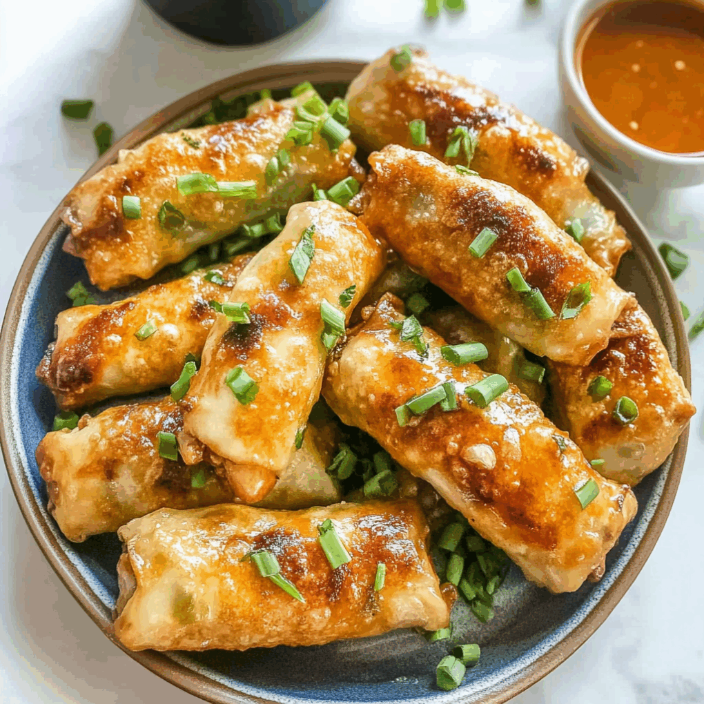 Save this Best Easy Air Fryer Egg Rolls recipe for later - homemade delicious Best Easy Air Fryer Egg Rolls recipe by chef Louisa Jannet