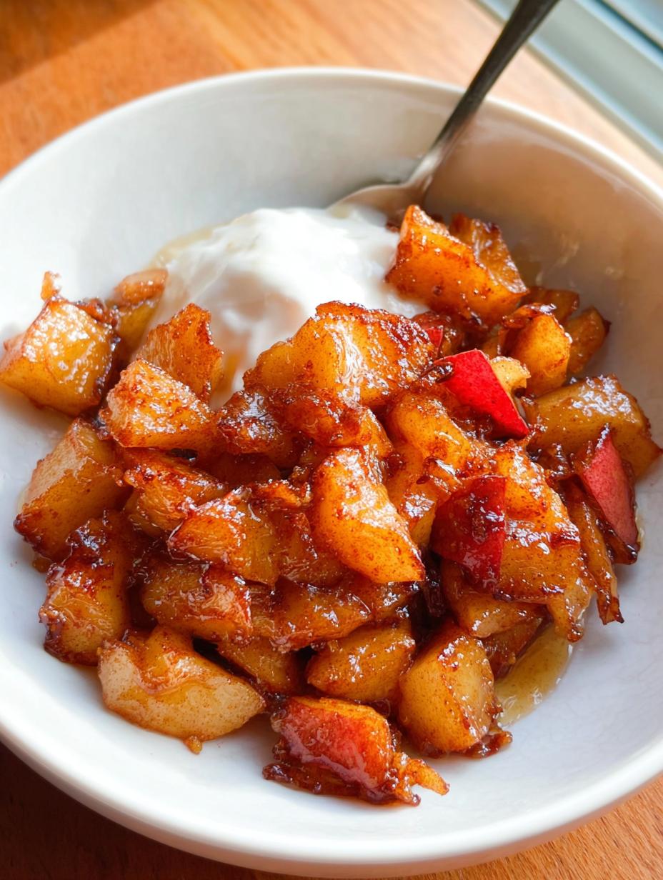 Air Fryer Apples: 20-Minute Joyful Dessert Without Guilt 4 Air Fryer Apples: 20-Minute Joyful Dessert Without Guilt preparation and finished dish