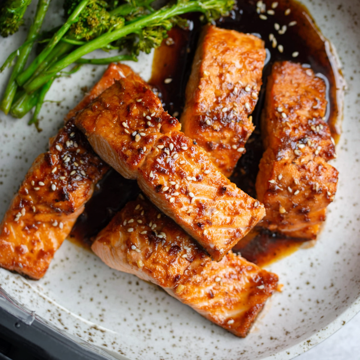Air Fryer Teriyaki Salmon