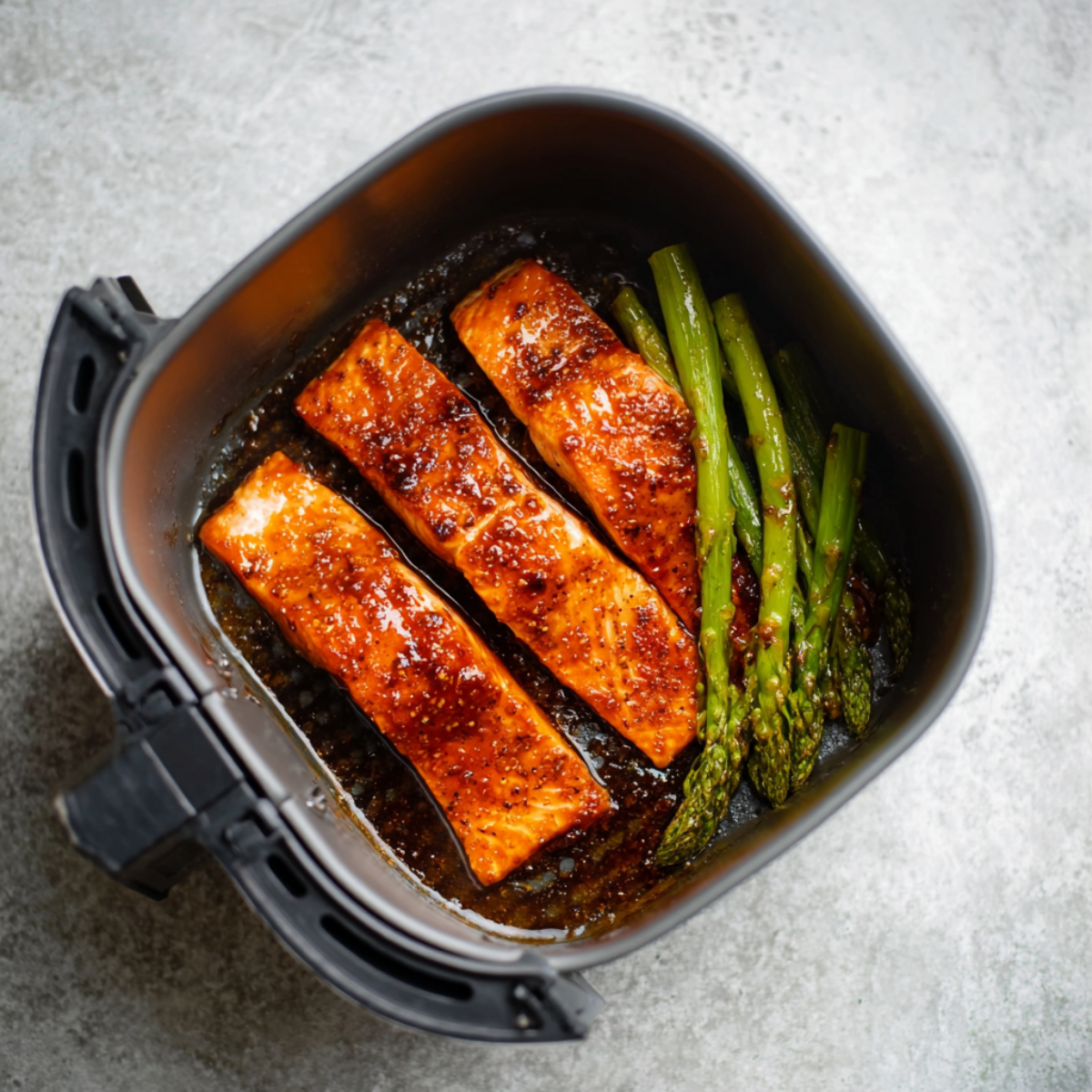 Air Fryer Teriyaki Salmon