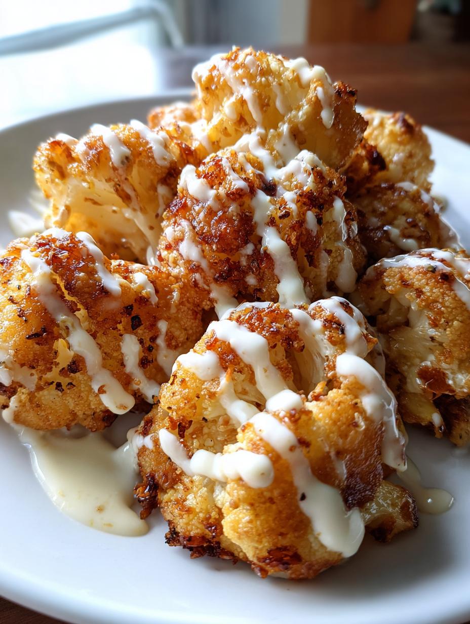 Cauliflower Bites with Garlic Sauce - detail 1