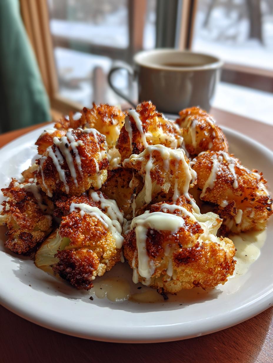 Cauliflower Bites with Garlic Sauce - detail 2