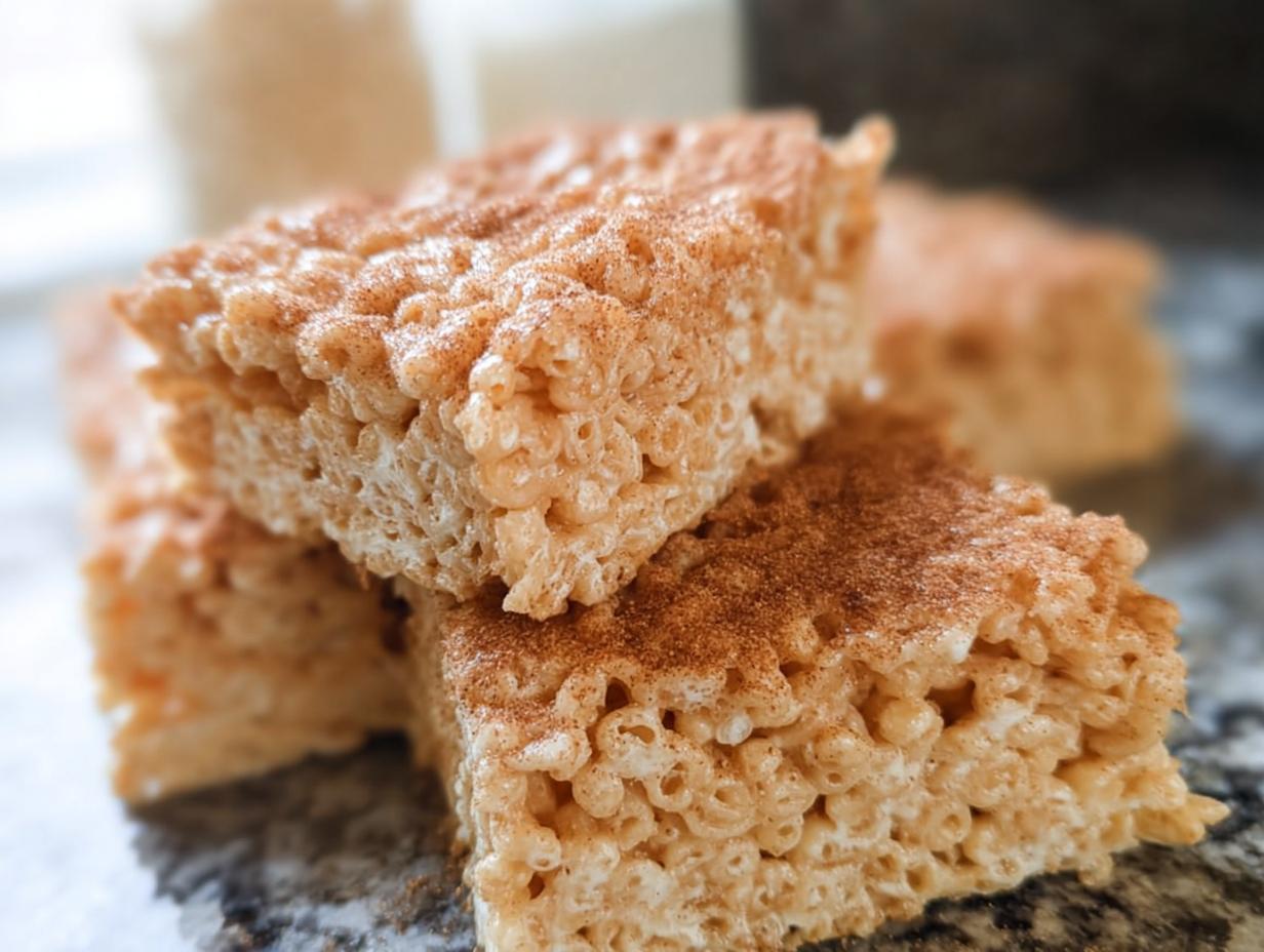 Churro Rice Krispie Treats