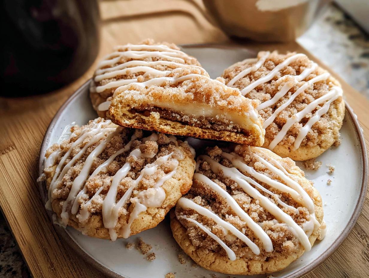 Cinnamon Coffee Cake Cookies