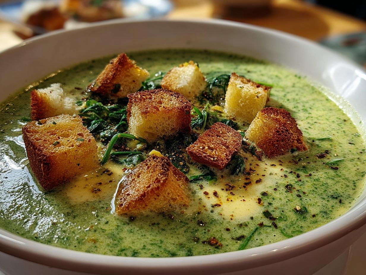 Cream Spinach Soup Comfort: 15-Minute Dream 5 Cream Spinach Soup Comfort: 15-Minute Dream - Cream Spinach Soup Comfort - additional detail