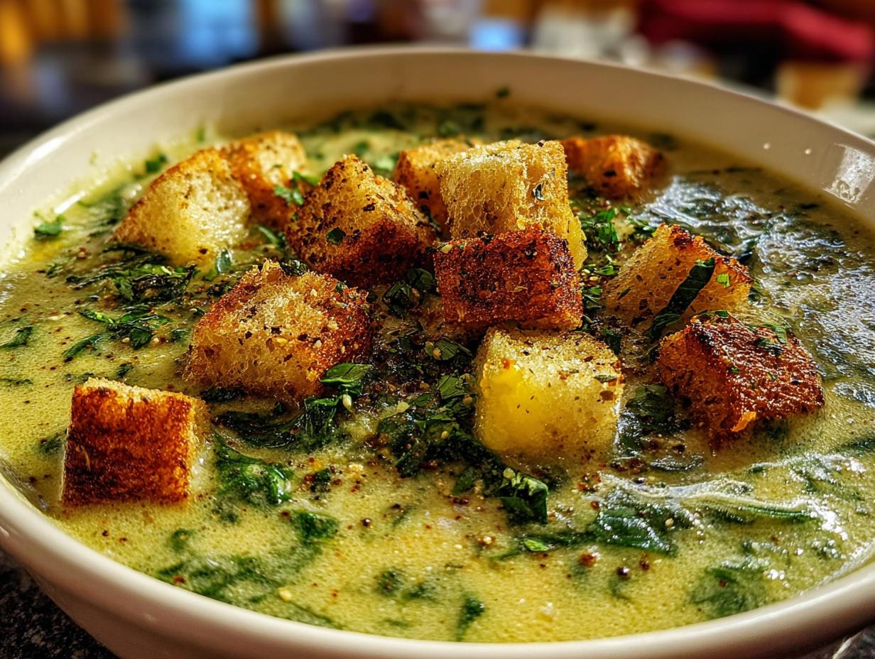 Cream Spinach Soup Comfort