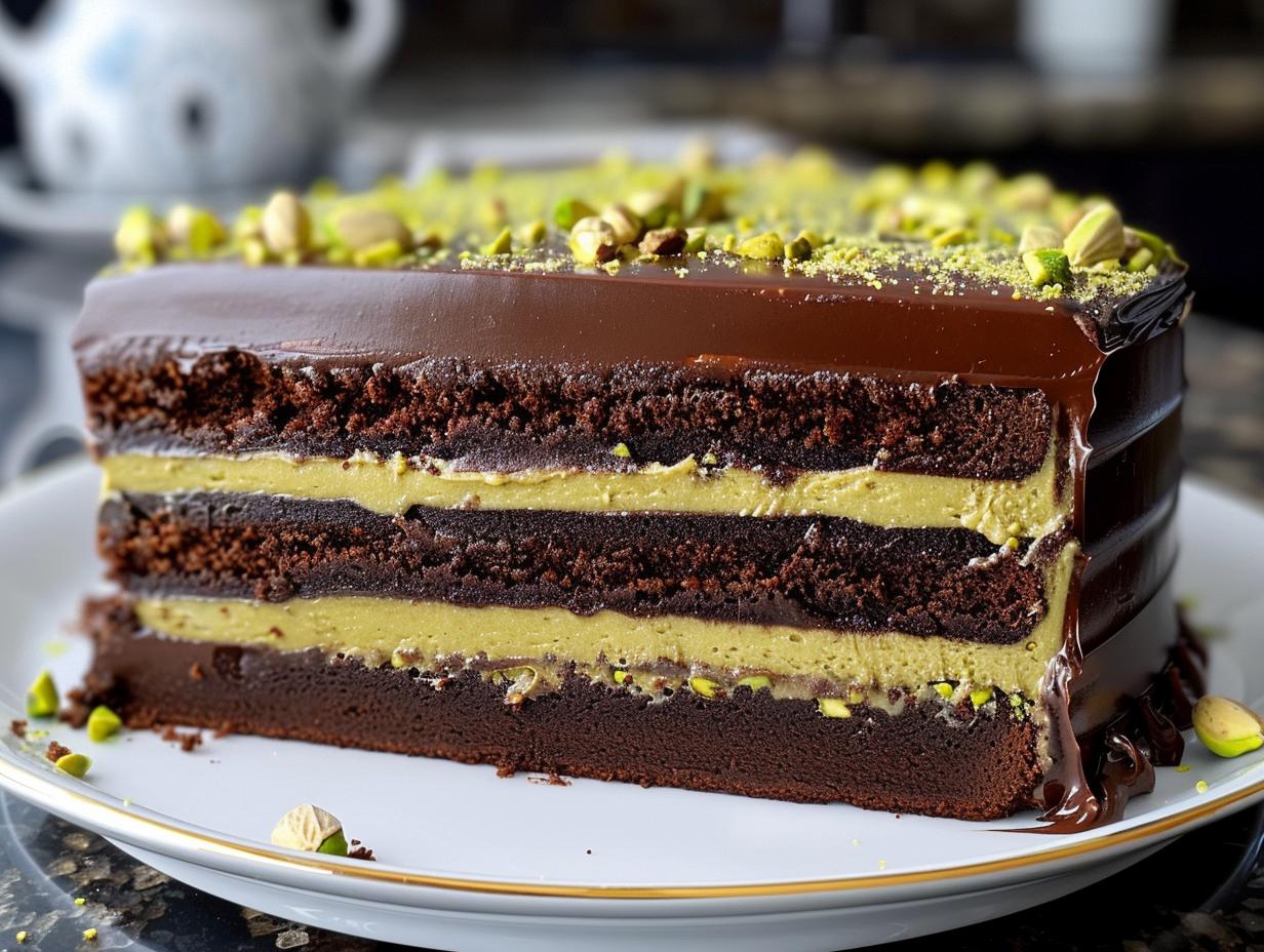 Dubai Chocolate Cake