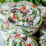 Greek Salad Pinwheels