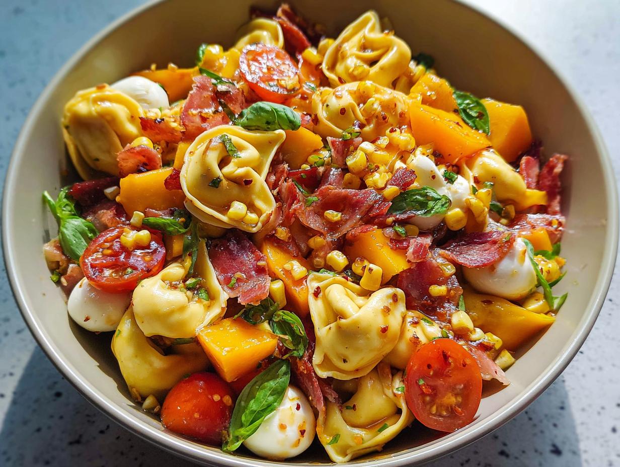 Hot Honey Tortellini Pasta Salad - detail 1