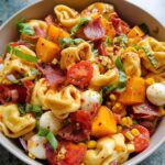 Hot Honey Tortellini Pasta Salad