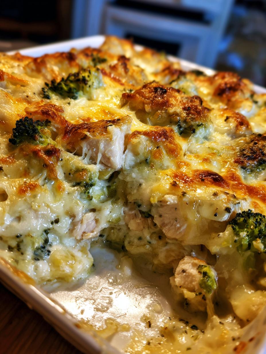Disgustingly Delicious Keto Chicken Alfredo Broccoli Bake 4 Keto Chicken Alfredo Broccoli Bake - detail 1