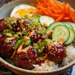 Korean Bbq Meatball Rice