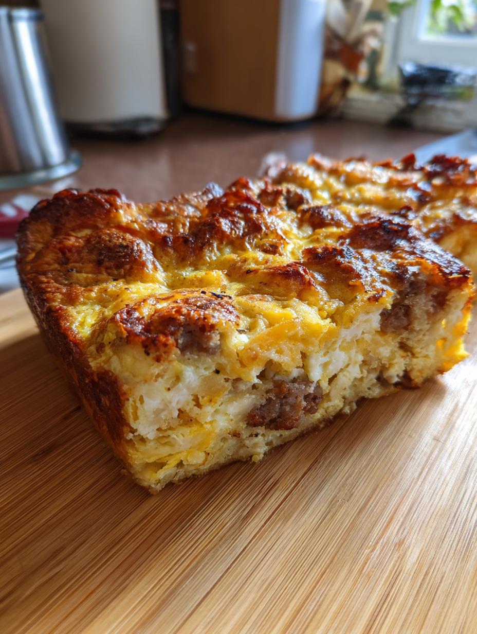 Overnight Croissant Breakfast Casserole - detail 2