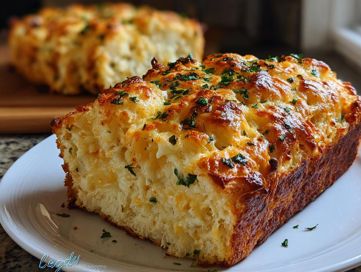 Red Lobster Cheese Biscuit: Amazing 1 Loaf Recipe - Red Lobsters Cheese Biscuit - close-up of golden brown cheesy biscuit loaf