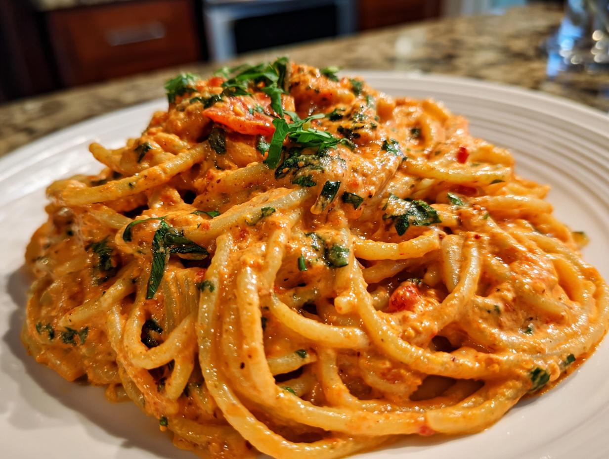 Red Pepper Alfredo Sauce