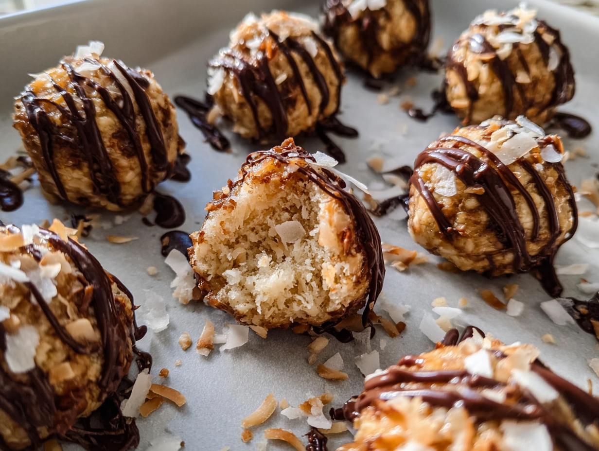 Samoa Cookie Protein Balls