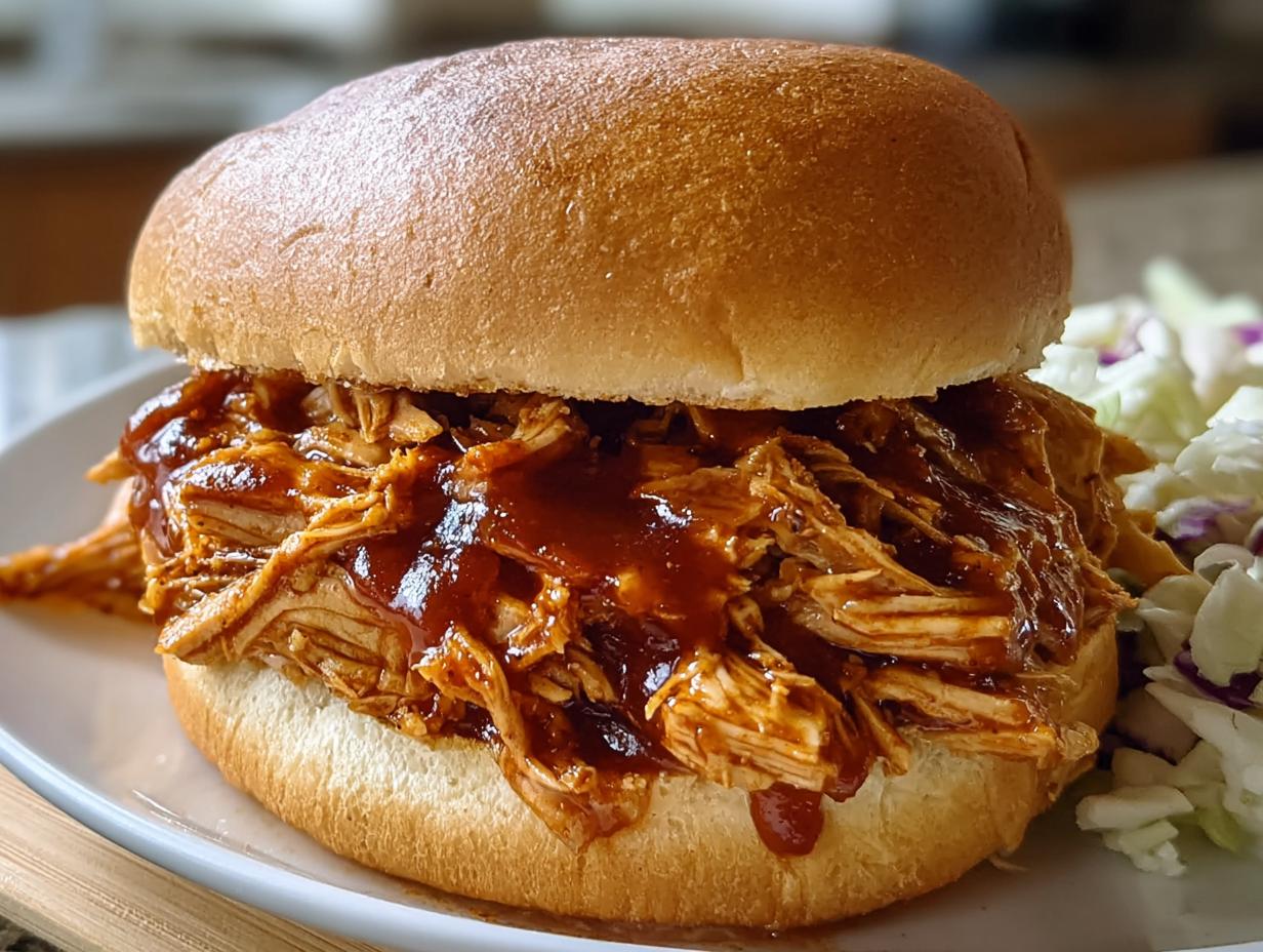 Shredded BBQ Chicken Sandwich: 3 Keys to Amazing Flavor 5 Shredded BBQ Chicken Sandwich: 3 Keys to Amazing Flavor - Shredded Bbq Chicken Sandwich - additional detail