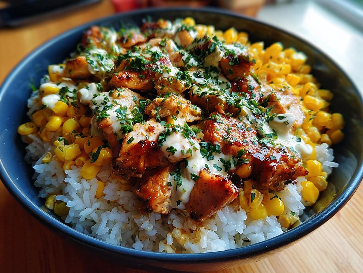 Street Corn Chicken Rice: 1 Amazing Bowl - Street Corn Chicken Rice - main visual representation