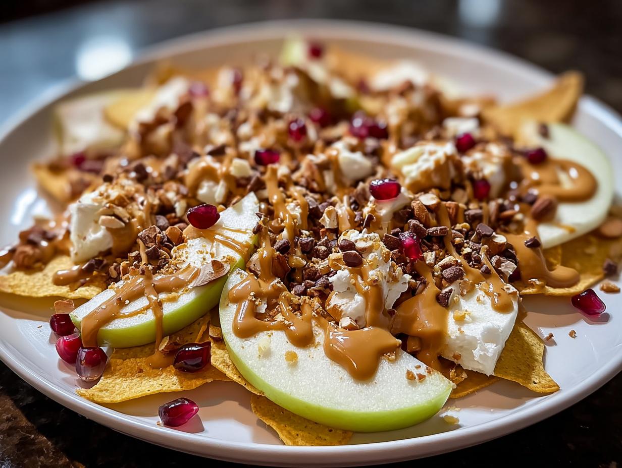 Apple Nachos: 10 Min Healthy Snack 5 Apple Nachos: 10 Min Healthy Snack - Apple Nachos Healthy Snack - additional detail