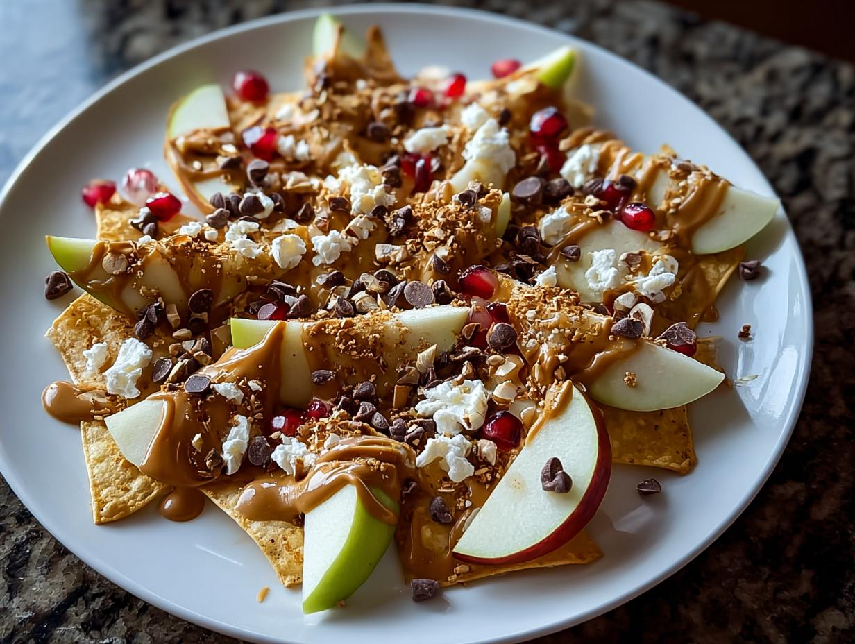 Apple Nachos Healthy Snack