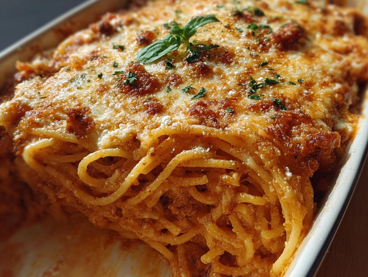 Baked Cream Cheese Spaghetti