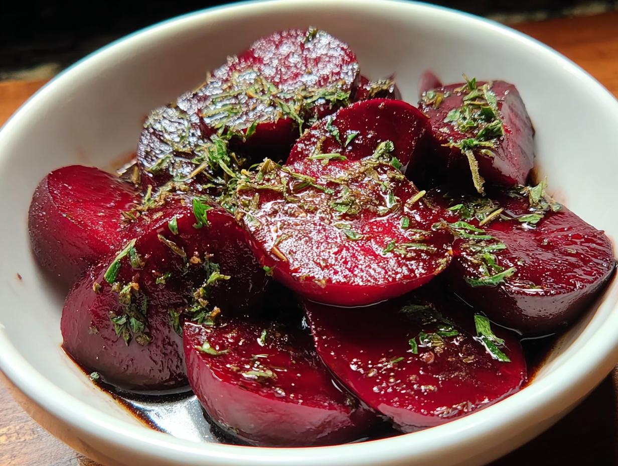 Balsamic Marinated Beets