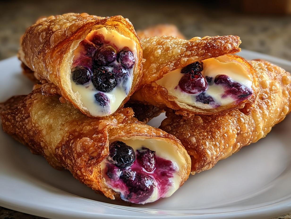 Blueberry Cream Cheese Egg: 8 Amazing Rolls 5 Blueberry Cream Cheese Egg: 8 Amazing Rolls - Blueberry Cream Cheese Egg - additional detail