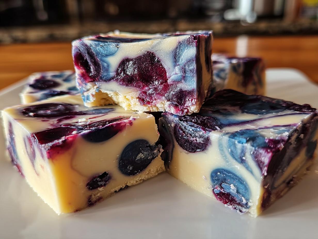 Blueberry Pie Fudge Dessert