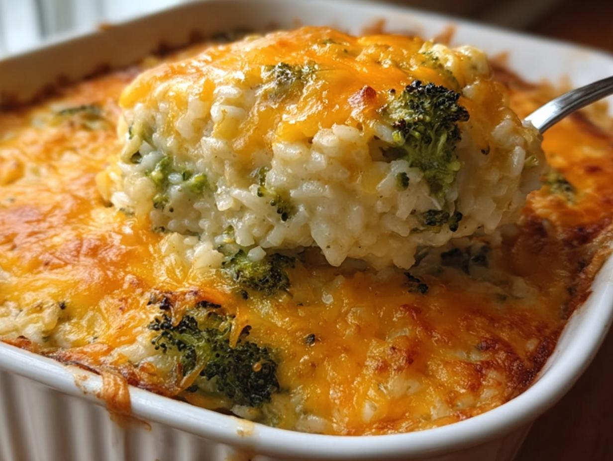 Amazing Broccoli Rice Casserole in 30 Min 5 Amazing Broccoli Rice Casserole in 30 Min - Broccoli Rice Casserole - additional detail