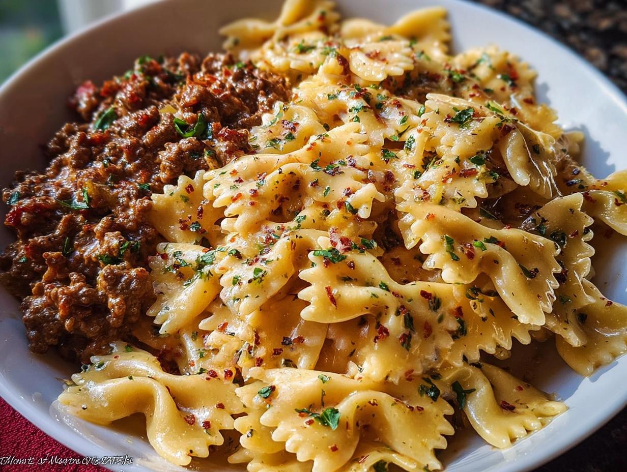 Savory Cheesy Bowtie Pasta: Comfort in 1 Hour - Cheesy Bowtie Pasta Savory - additional detail