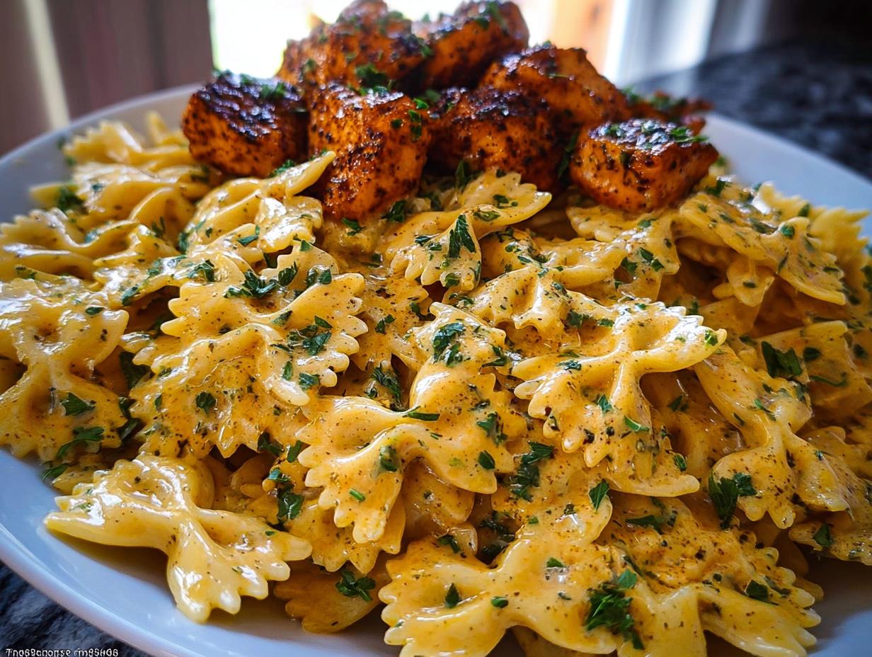Chicken Creamy Velveeta Bowtie: Pure Comfort Food 5 Chicken Creamy Velveeta Bowtie: Pure Comfort Food - Chicken Creamy Velveeta Bowtie - additional detail