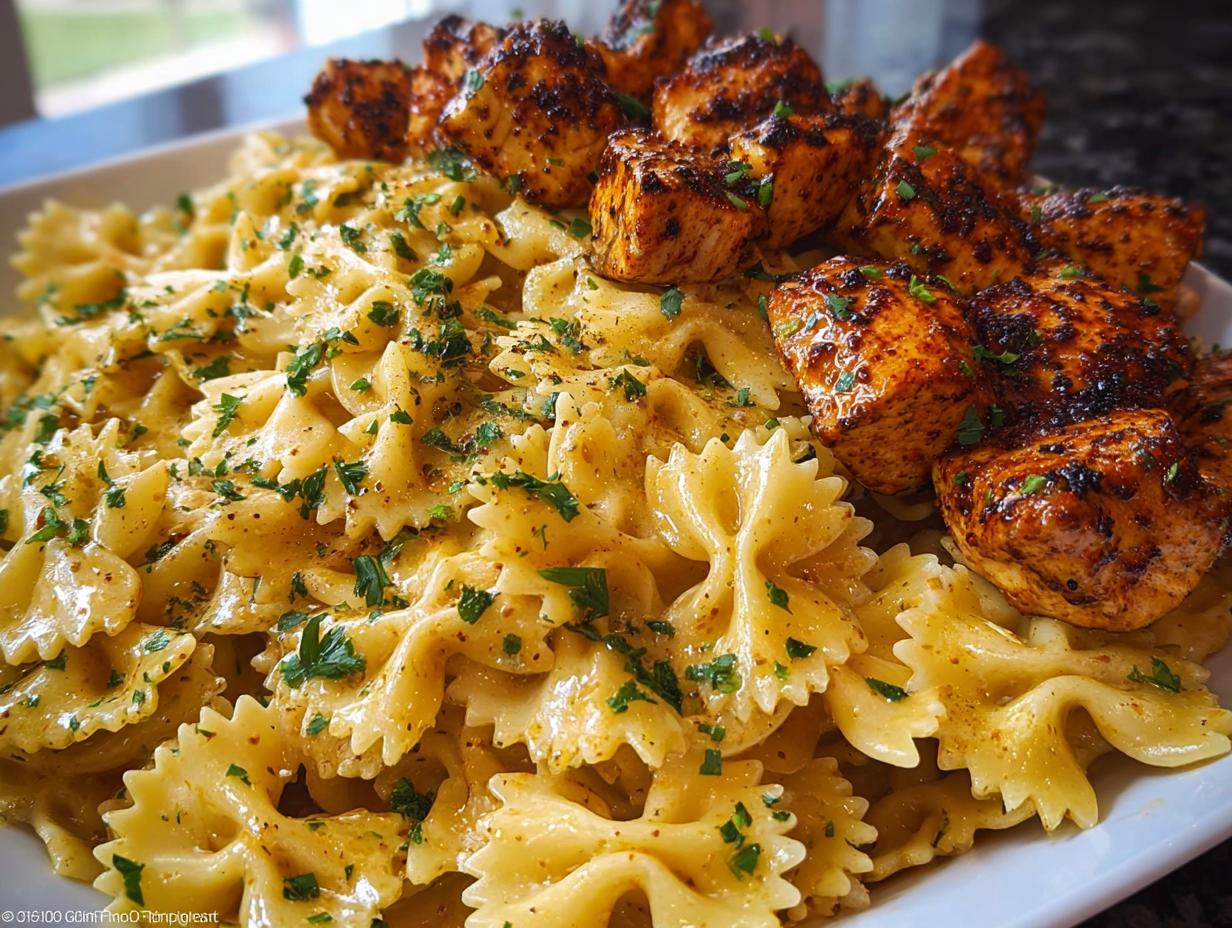 Chicken Creamy Velveeta Bowtie