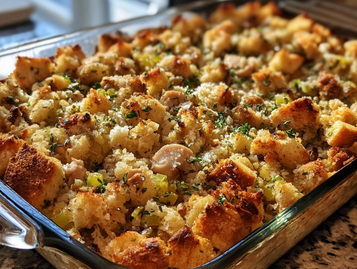 AMAZING Chicken Stuffing Casserole in 30 Mins - Chicken Stuffing Casserole - additional detail