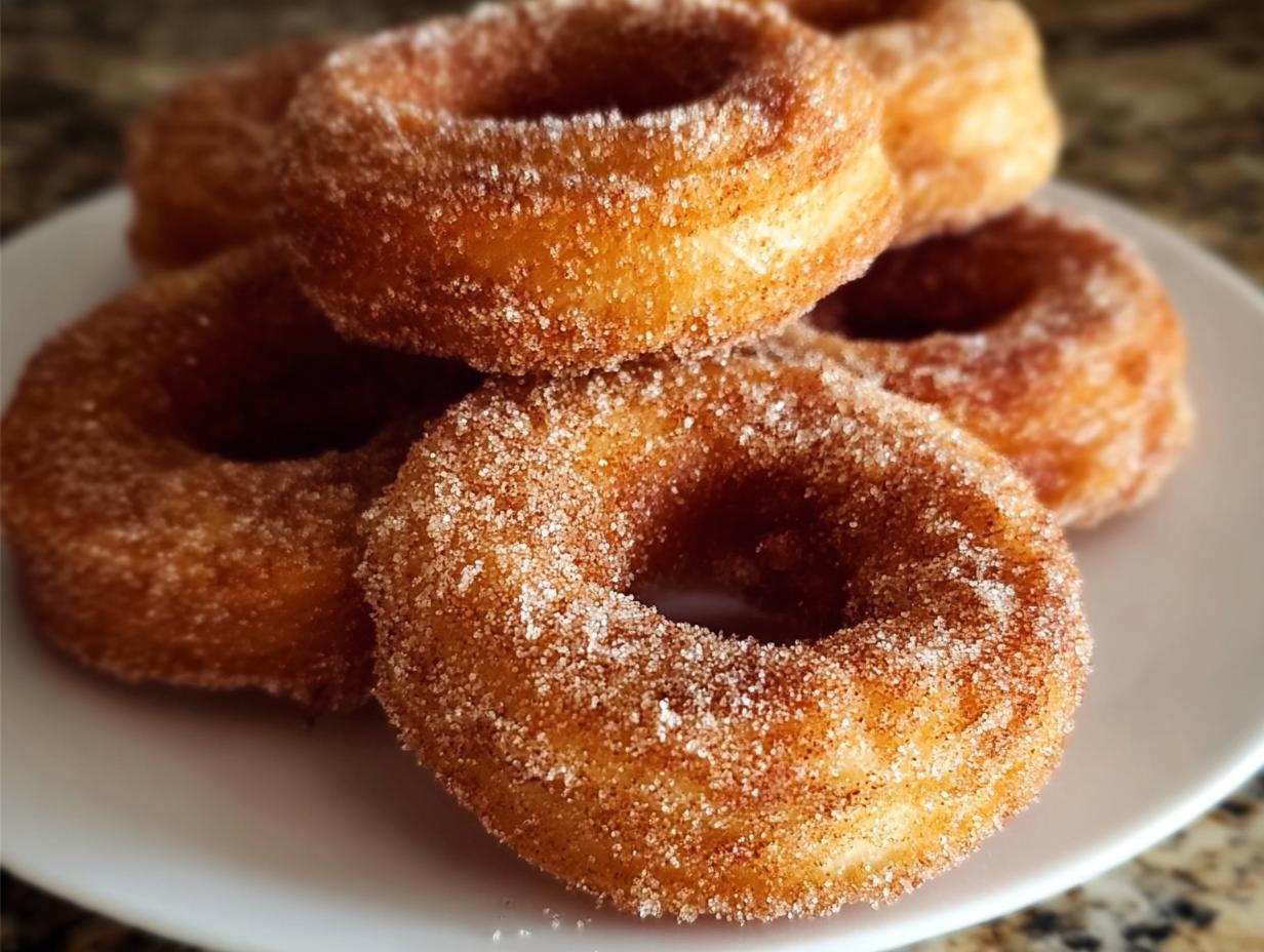Cinnamon Sugar Baked Donuts