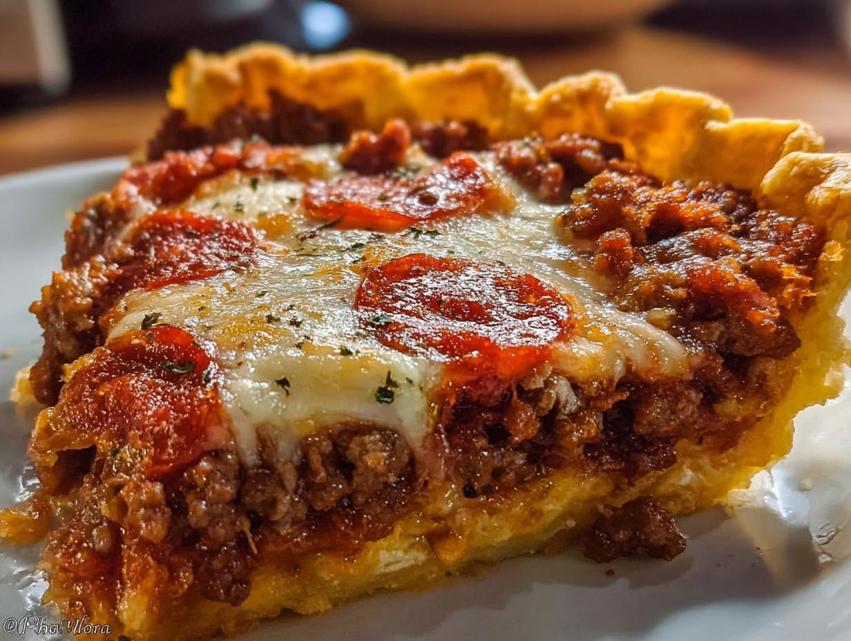 Deep Hamburger Sausage Pepperoni