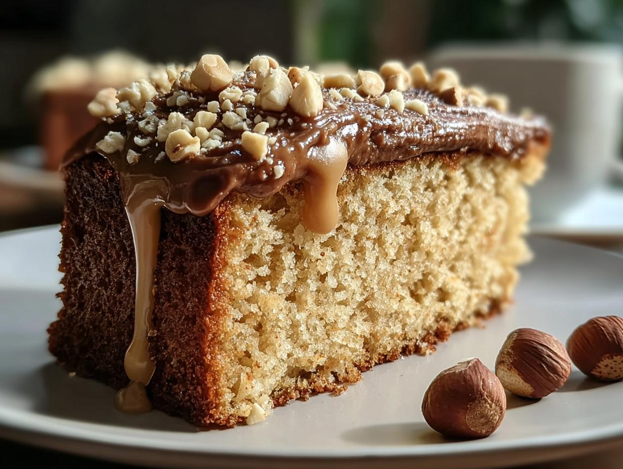 Egyptian Hazelnut Cake Dessert