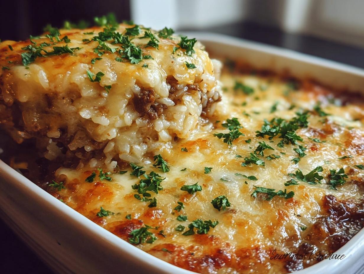 French Onion Beef Rice