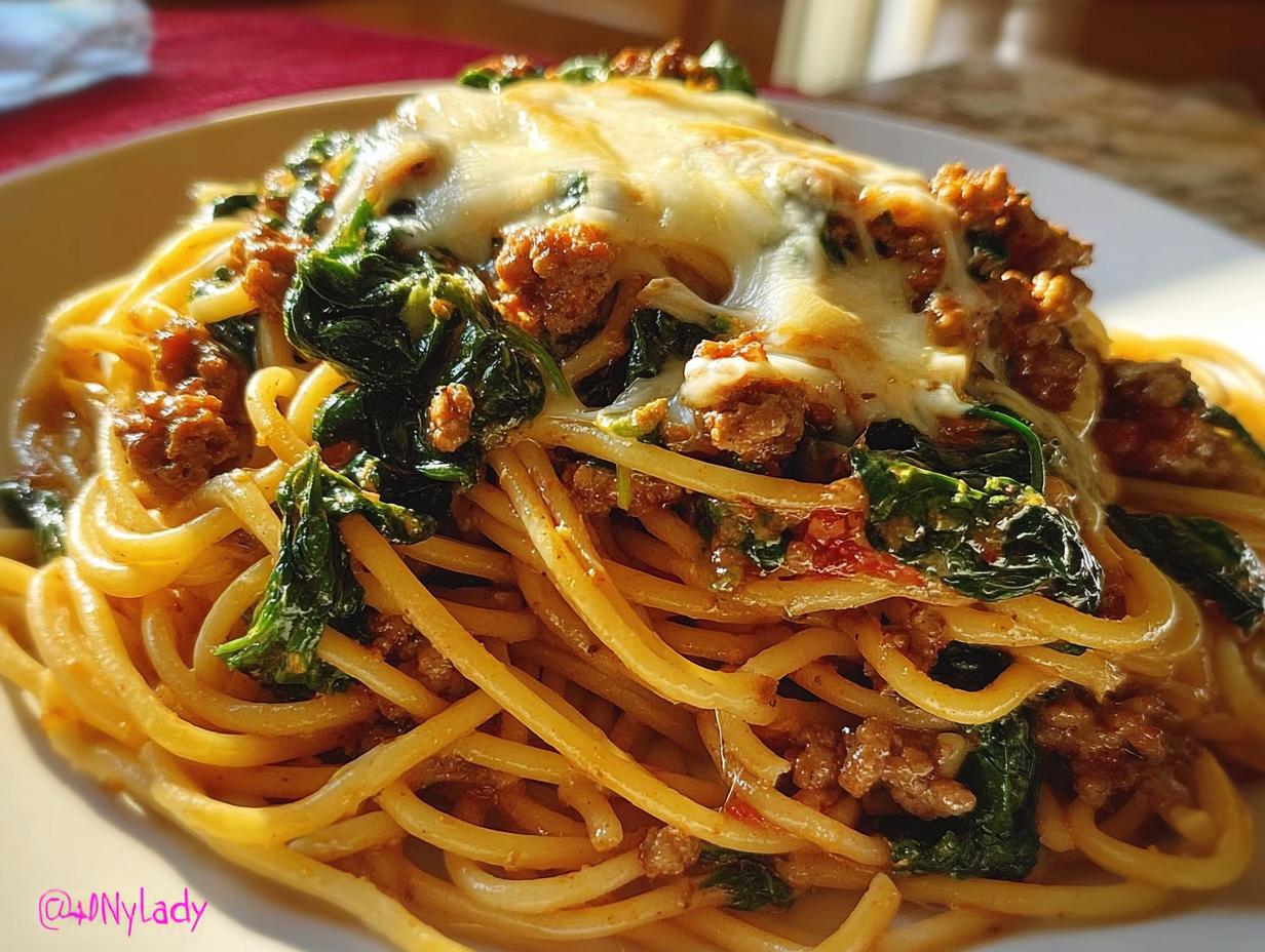 Garlic Butter Spaghetti Cheesy