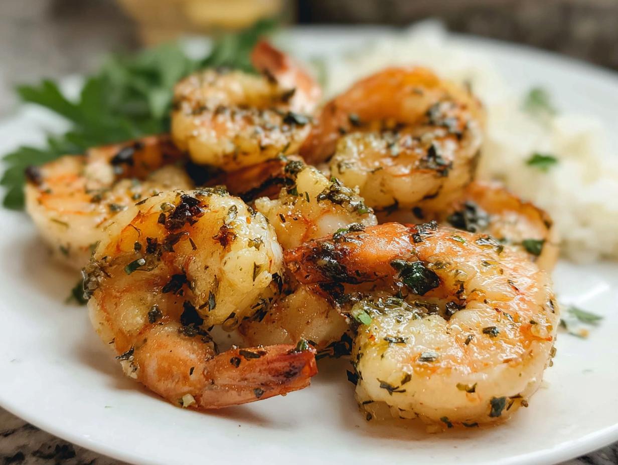 Amazing Garlic Grilled Shrimp Herbs 2 Ways - Garlic Grilled Shrimp Herbs - additional detail
